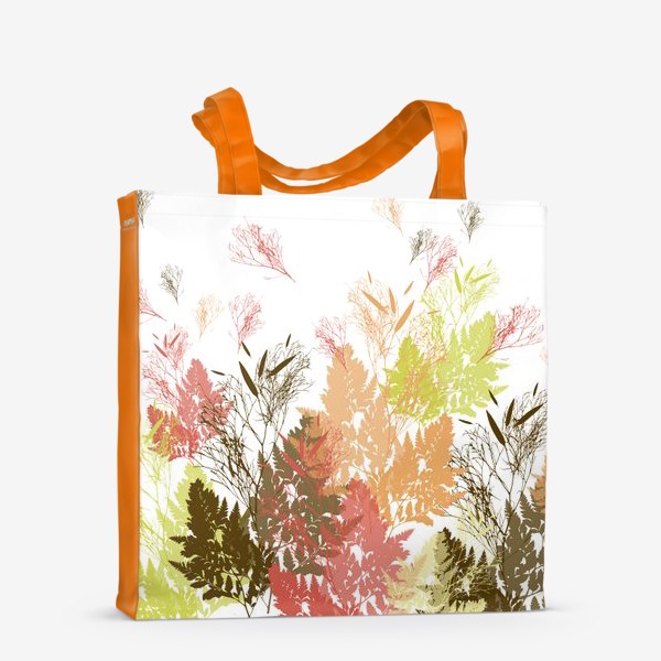 Сумка-шоппер «Растения осень листочки природа деревья»