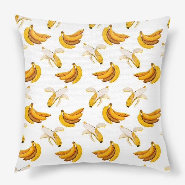 Подушка «Банановый паттерн»