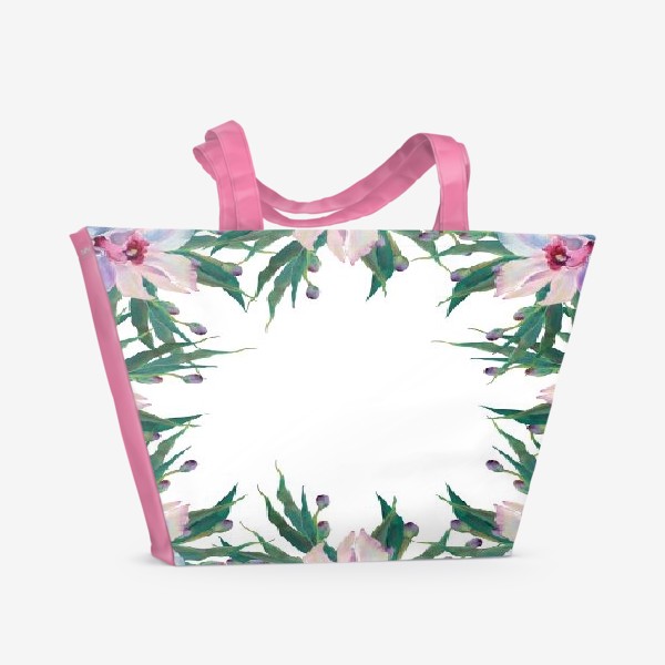 Пляжная сумка «Орхидеи тропические»