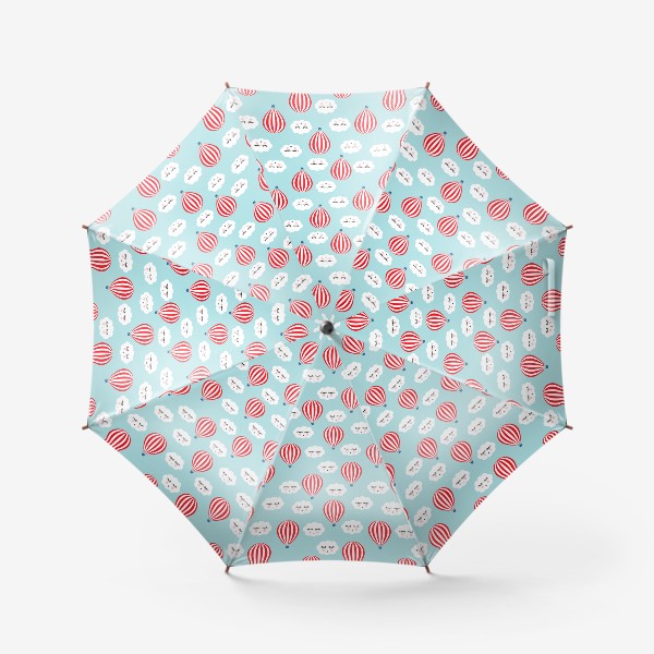 Зонт &laquo;Воздушные шары в облаках&raquo;