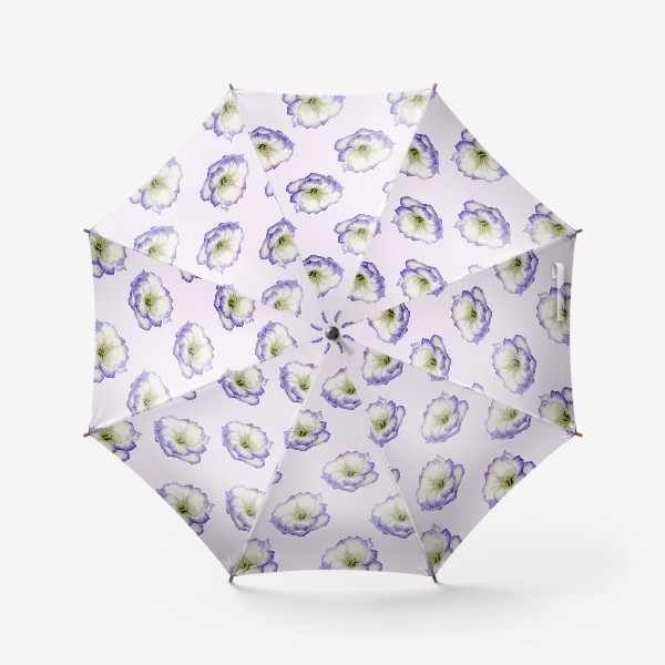 Зонт «Эустома на розовом»