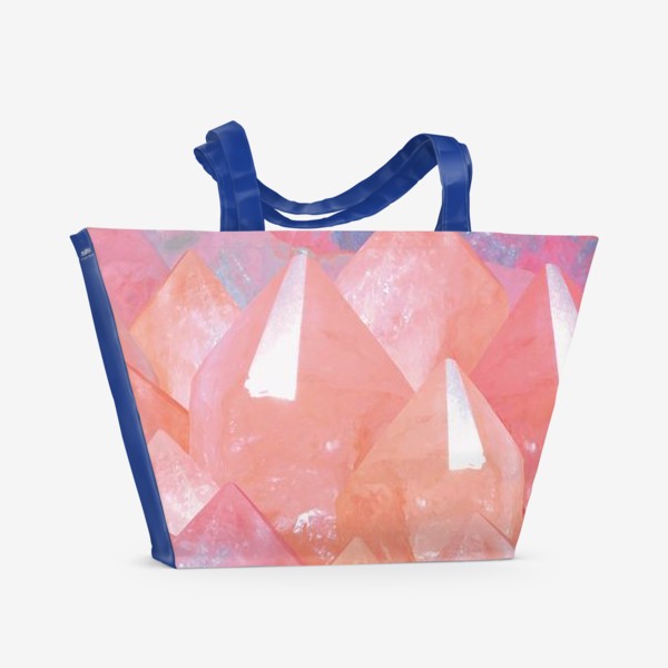Пляжная сумка «розовый кварц»