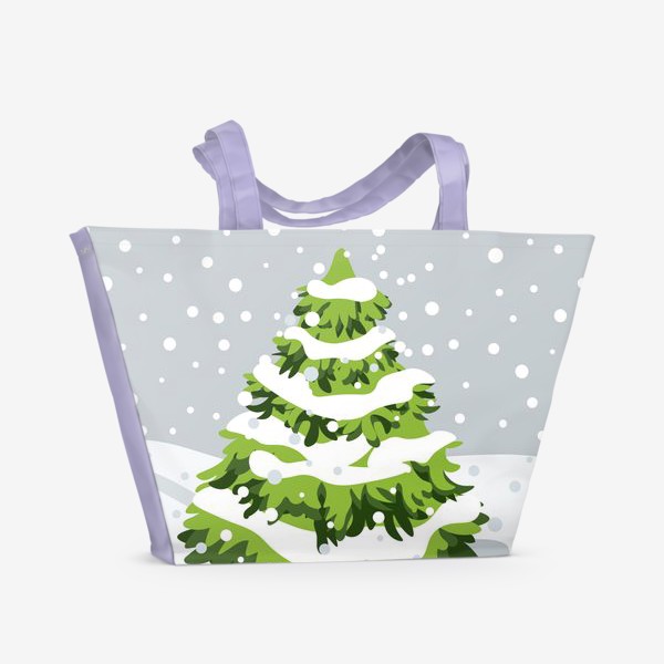 Пляжная сумка «Аромат рождества»
