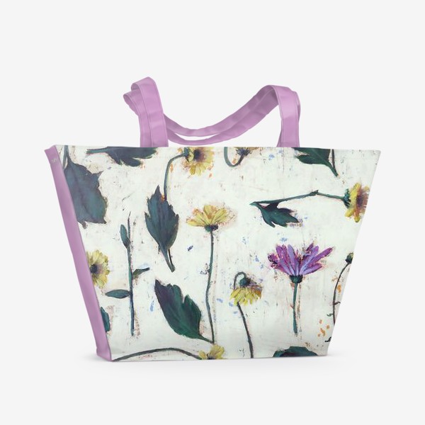 Пляжная сумка «Хризантемы»