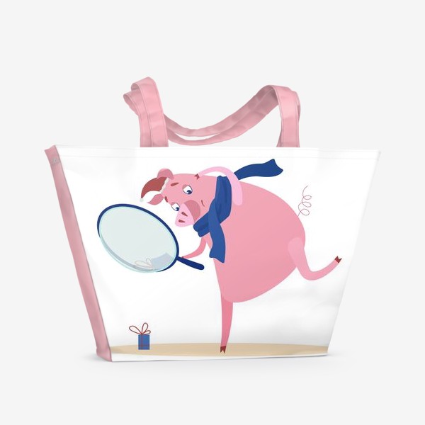 Пляжная сумка «pig and present»
