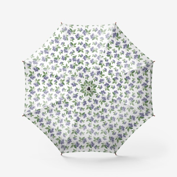 Зонт «Веточки голубики»