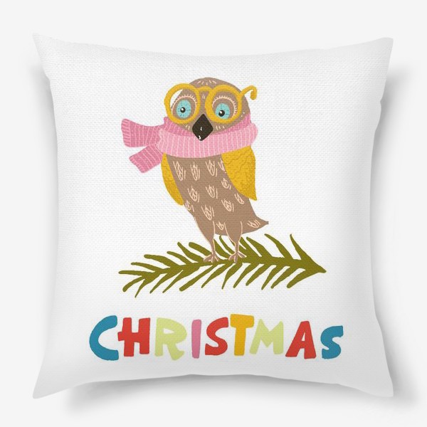 Подушка «Рождественская сова»