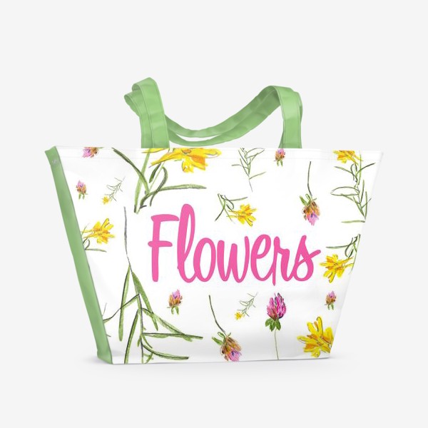 Пляжная сумка &laquo;Полевые цветы&raquo;