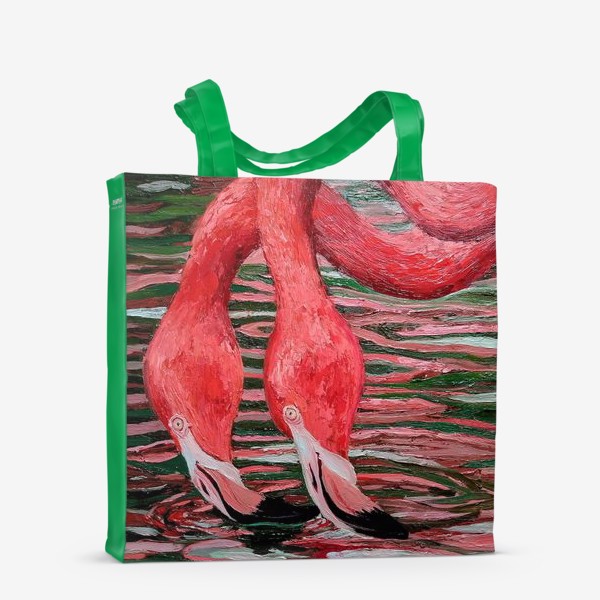 Сумка-шоппер «фламинго»