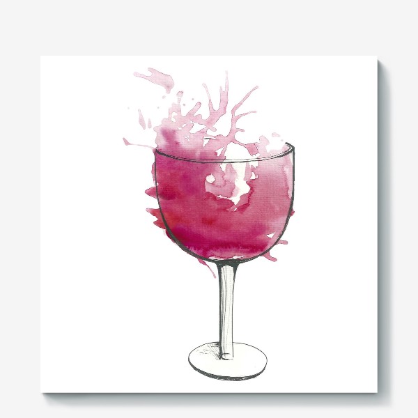 Холст &laquo;Розовое вино&raquo;