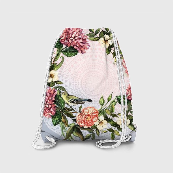 Рюкзак «Изящный цветочный венок»