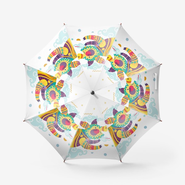 Зонт «Счастливый 2019 Новый год хрюши»
