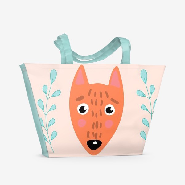 Пляжная сумка «лисичка»