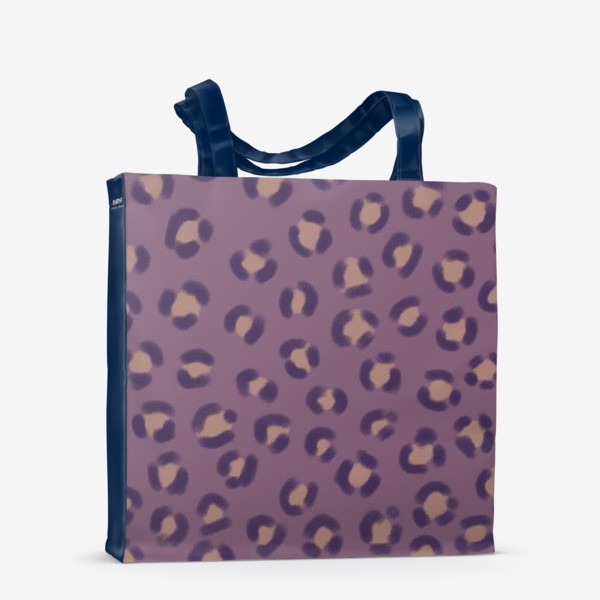 Сумка-шоппер «Фиолетовый леопард»