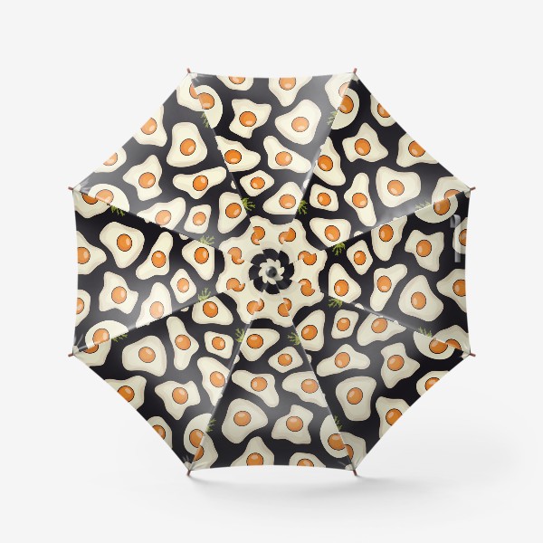 Зонт «Яичница с петрушкой»