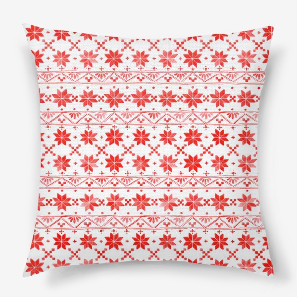 Подушка «Red pattern»