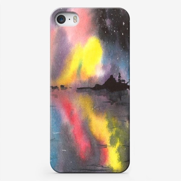 Чехол iPhone «Звездное небо над водой»