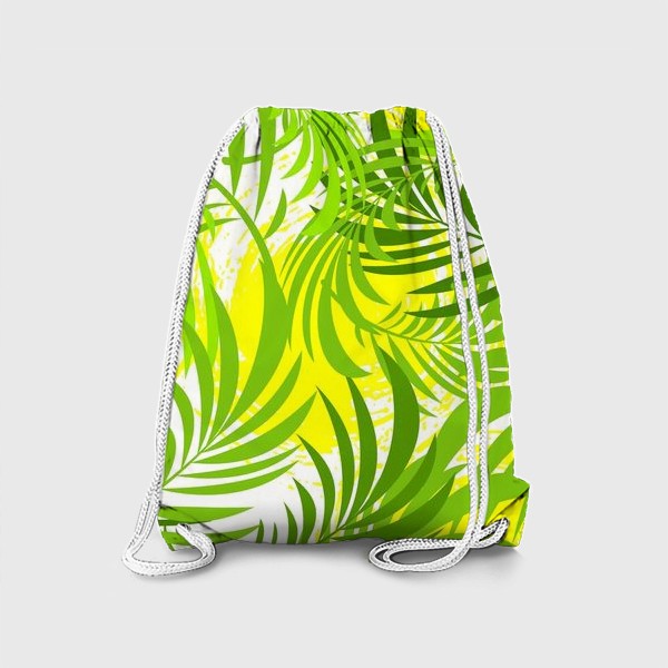 Рюкзак «Seamless  pattern with tropical leaves»