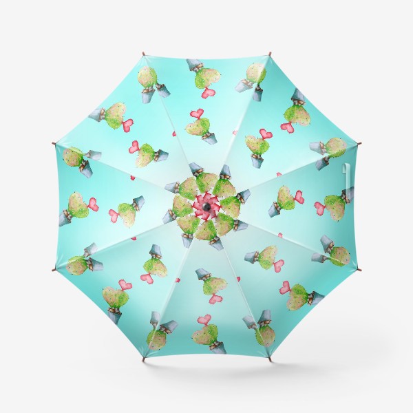 Зонт «Кактус влюбленный»