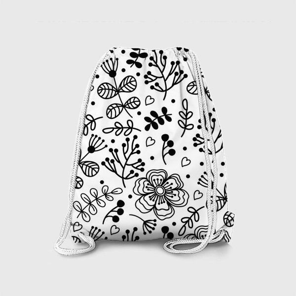 Рюкзак «Цветочный графический паттерн»