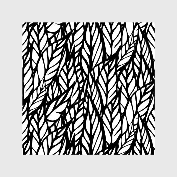 Шторы «Seamless  pattern with leaves»