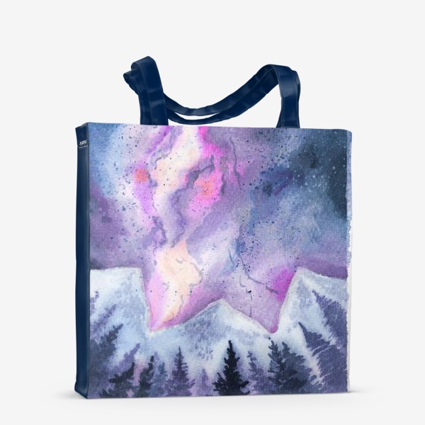 Сумка-шоппер «Космическое небо в горах»