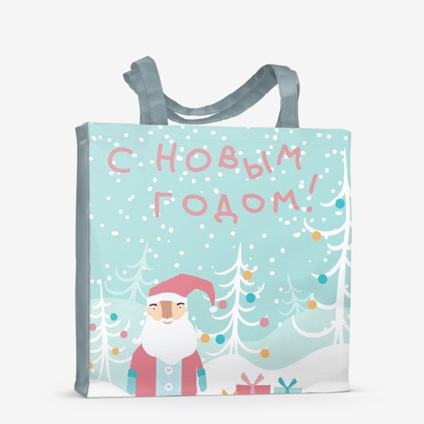 Сумка-шоппер «Открытка Деда Мороза»