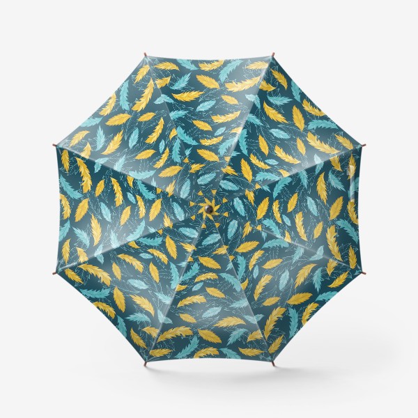 Зонт «Изысканные тропические листья»