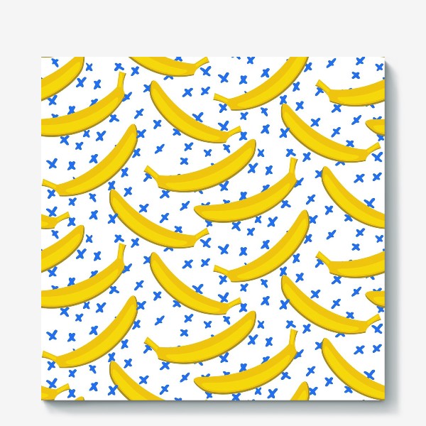Холст &laquo;Seamless  pattern with bananas.&raquo;