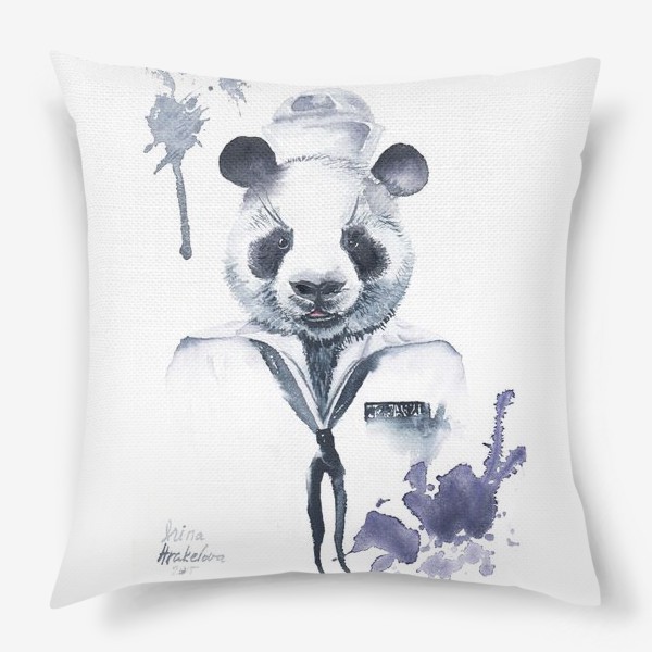 Подушка «Панда моряк»