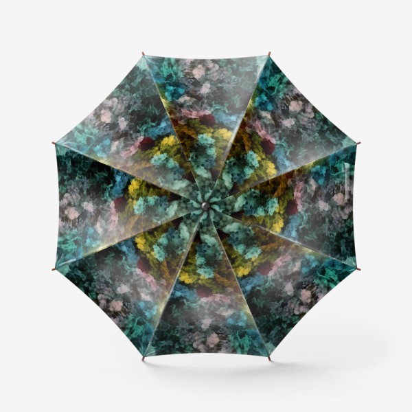Зонт «Акварельный мох»