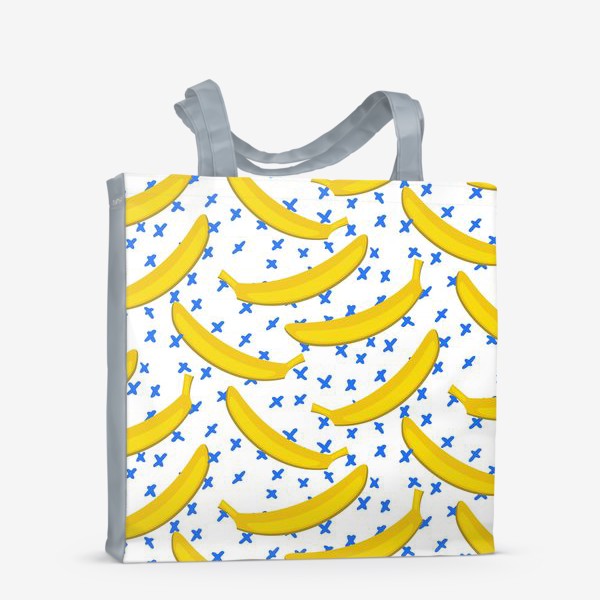 Сумка-шоппер &laquo;Seamless  pattern with bananas.&raquo;