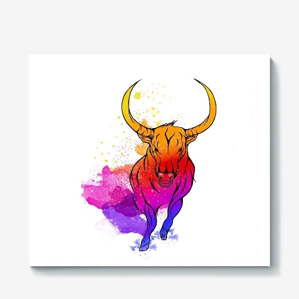 Холст «color bull»
