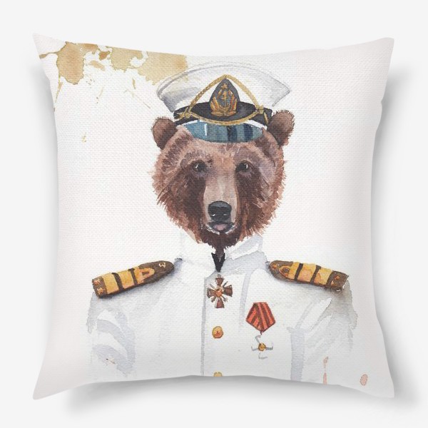 Подушка «Медведь моряк»