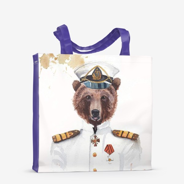 Сумка-шоппер «Медведь моряк»