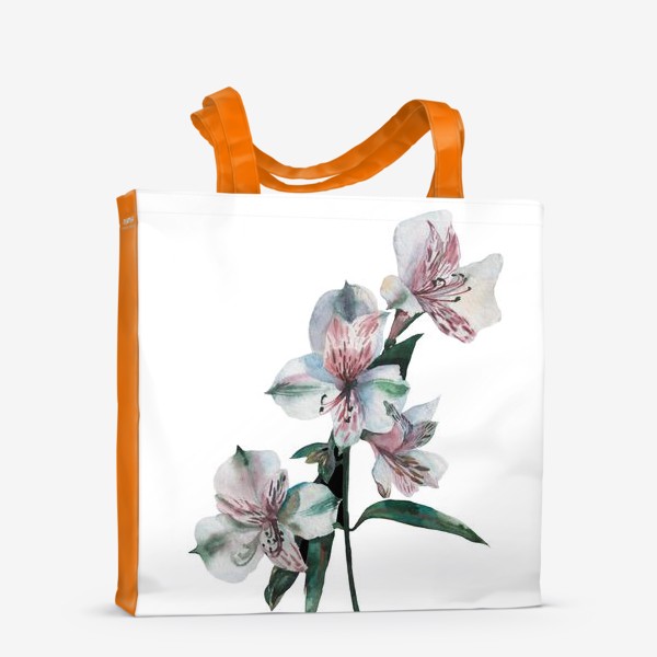 Сумка-шоппер «Цветок альстромерия - лилия инков»