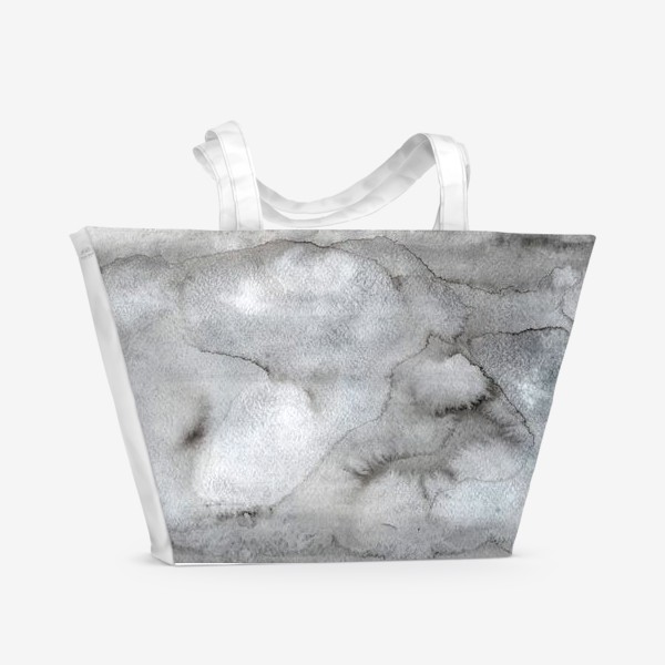 Пляжная сумка &laquo;Абстрактный акварельный фон с пятнами краски.&raquo;