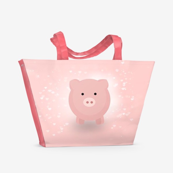Пляжная сумка «Свинка »
