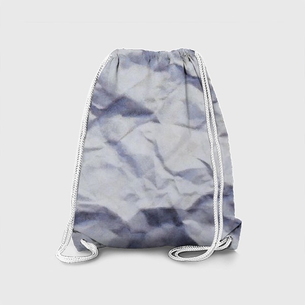 Рюкзак «Синяя морщинистая текстура»