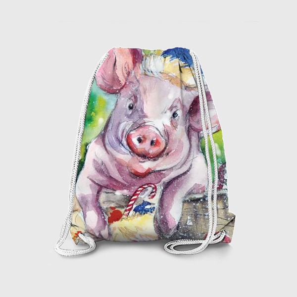 Рюкзак «Свинка в Новый год»