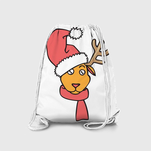 Рюкзак «северный олень в рождество»