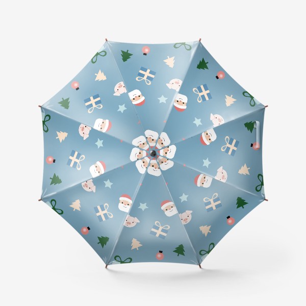 Зонт «Дед мороз и поросенок»