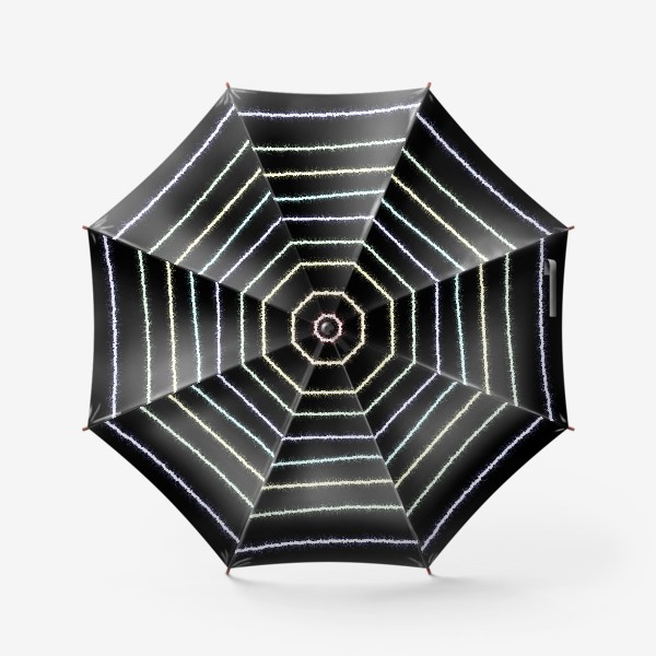 Зонт «полосы на черном»