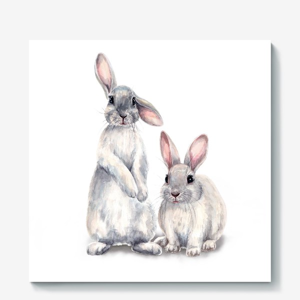 Холст &laquo;Кролики&raquo;