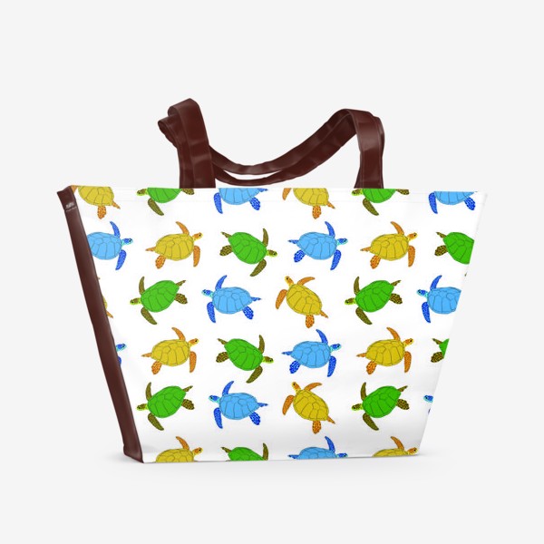 Пляжная сумка «turtles»
