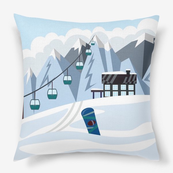 Подушка «Зимний отпуск»