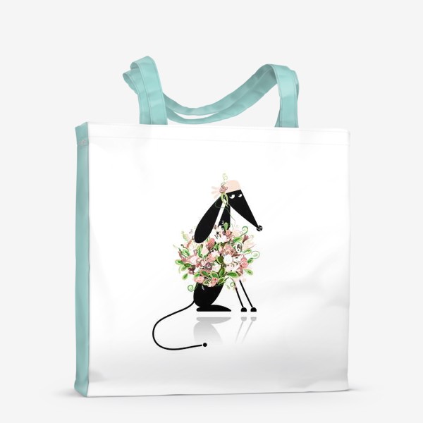 Сумка-шоппер «Floral dog»