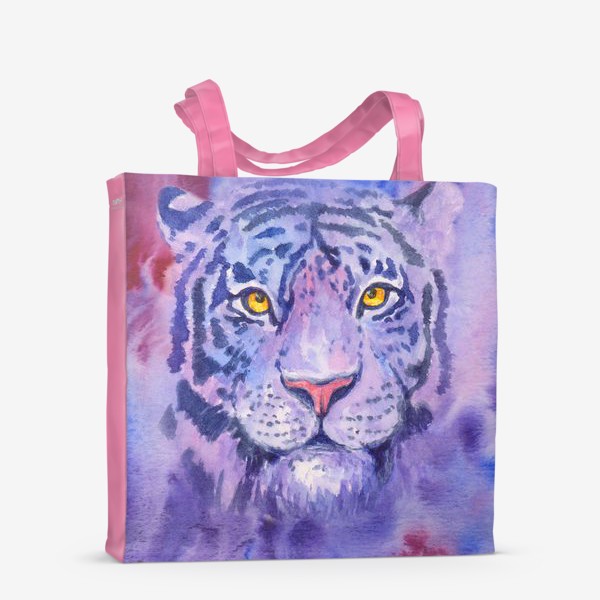 Сумка-шоппер «Сиреневый тигр»