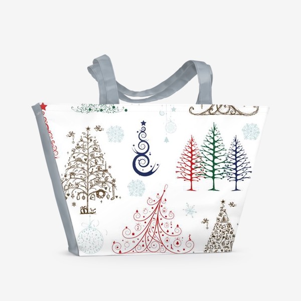 Пляжная сумка «Новый год и рождество»