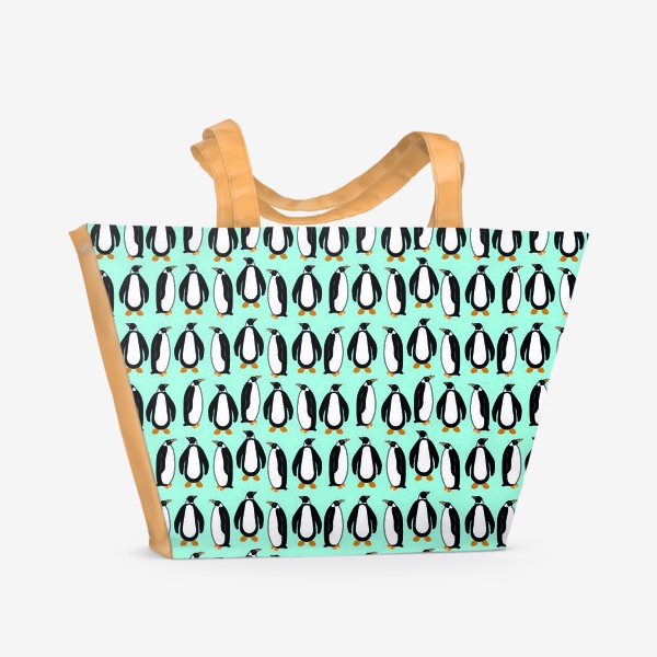 Пляжная сумка «pinguins»